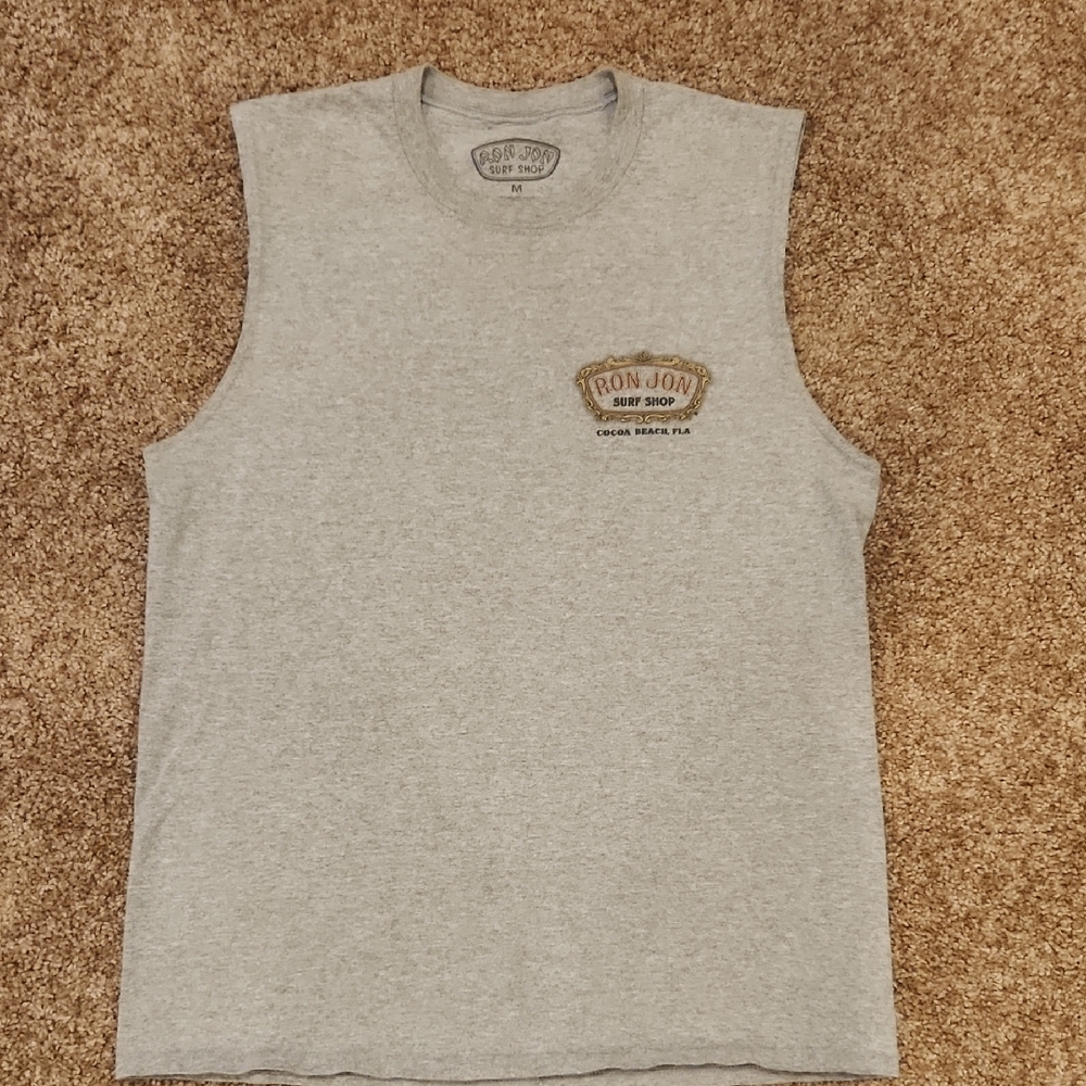 Ron Jon Men's Heather Gray Tank Top, Size M